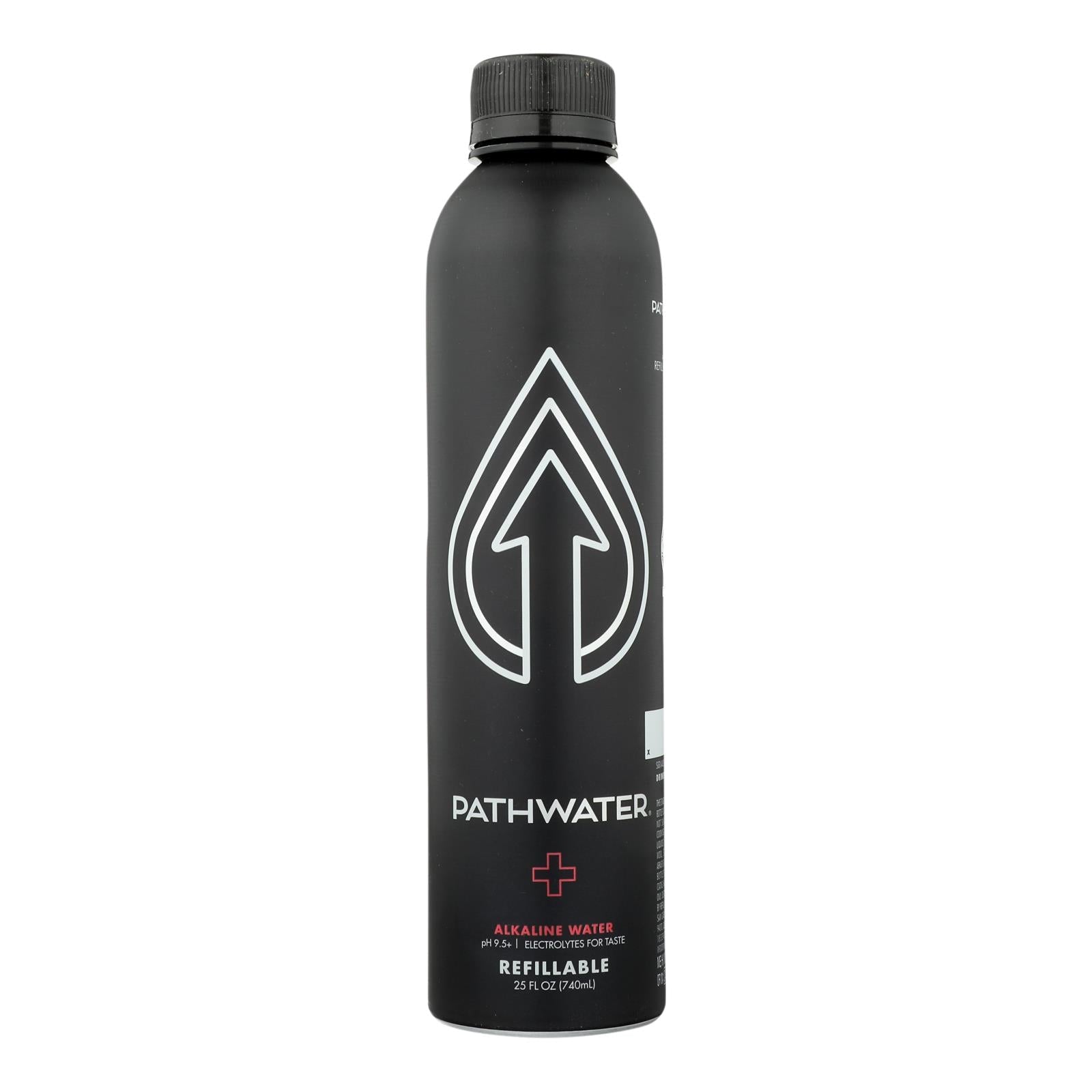 Pathwater - Alkaline Purified Water, 25 fl oz (Case of 12) - Gluten Free Water