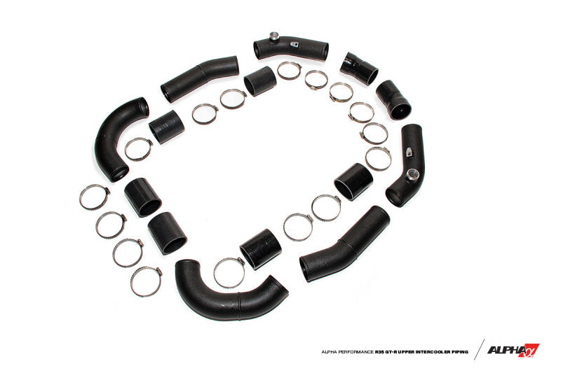 AMS Performance 2009+ Nissan GT-R R35 Alpha Upper I/C Pipe (Use w/Alpha I/C / TiAL Flange) ALP.07.09.0006-1