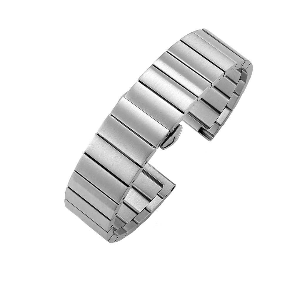 Smart Watch Band Bamboo Stainless Steel Metal Strap