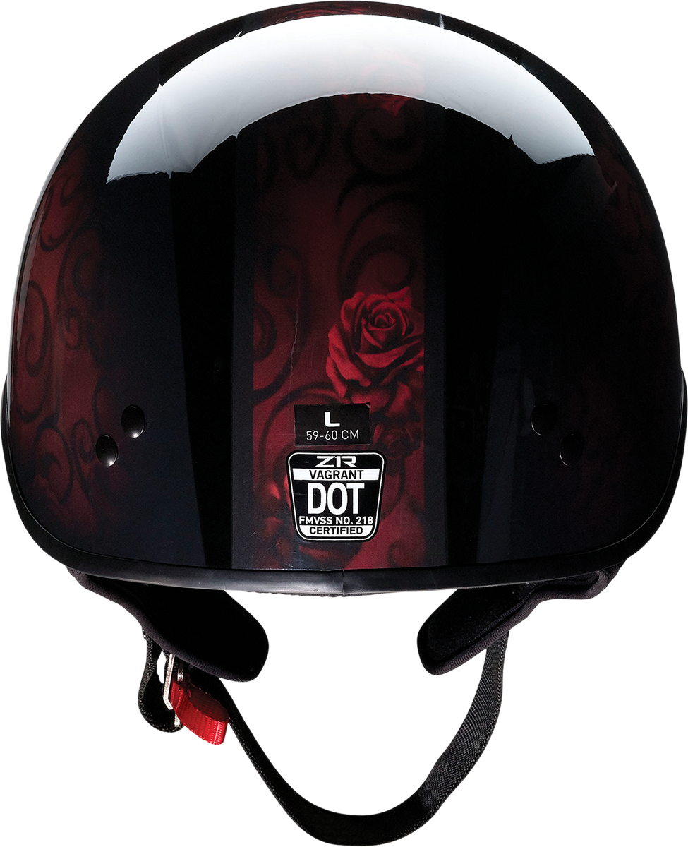 Z1R, Z1R Vagrant Helmet - Red Catrina, Black/Red, XS - Part 0103-1313