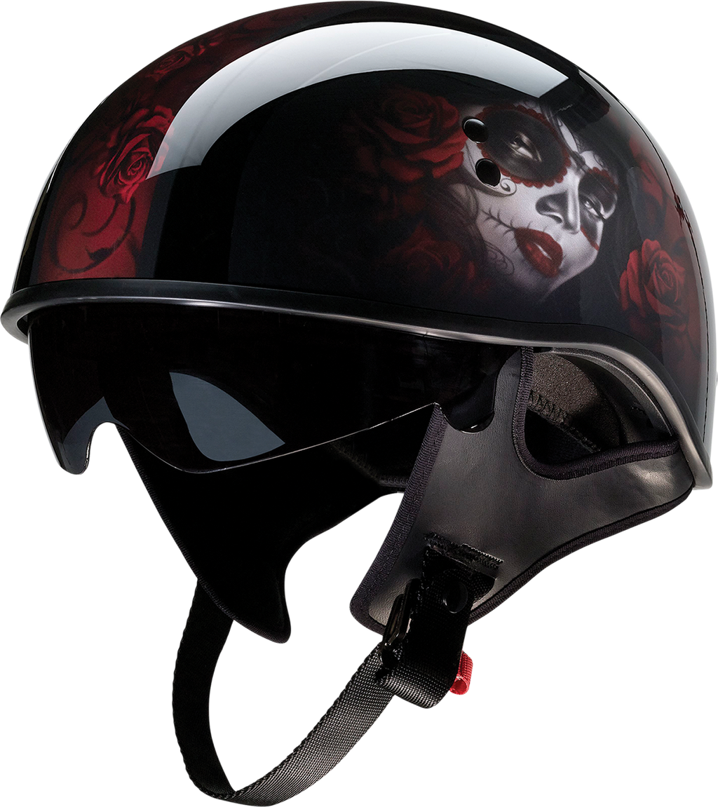 Z1R, Z1R Vagrant Helmet - Red Catrina, Black/Red, XS - Part 0103-1313