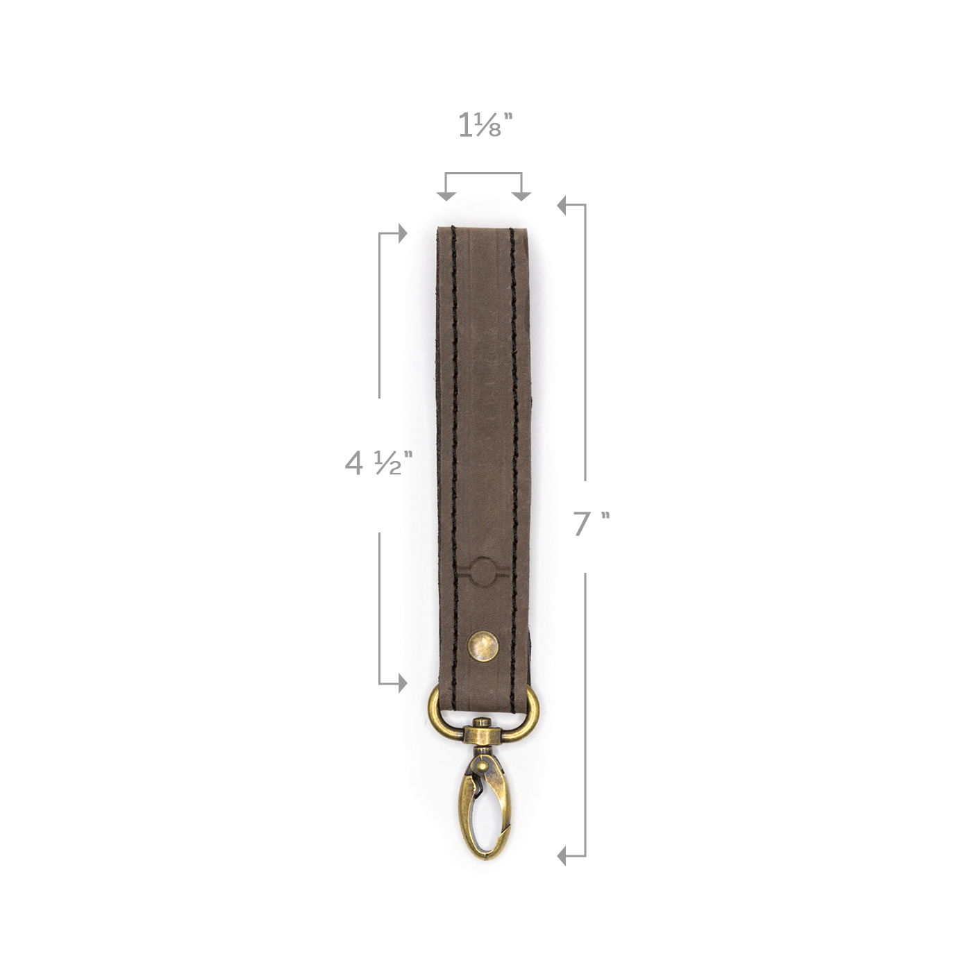 1948 Key Fob Loop: Black