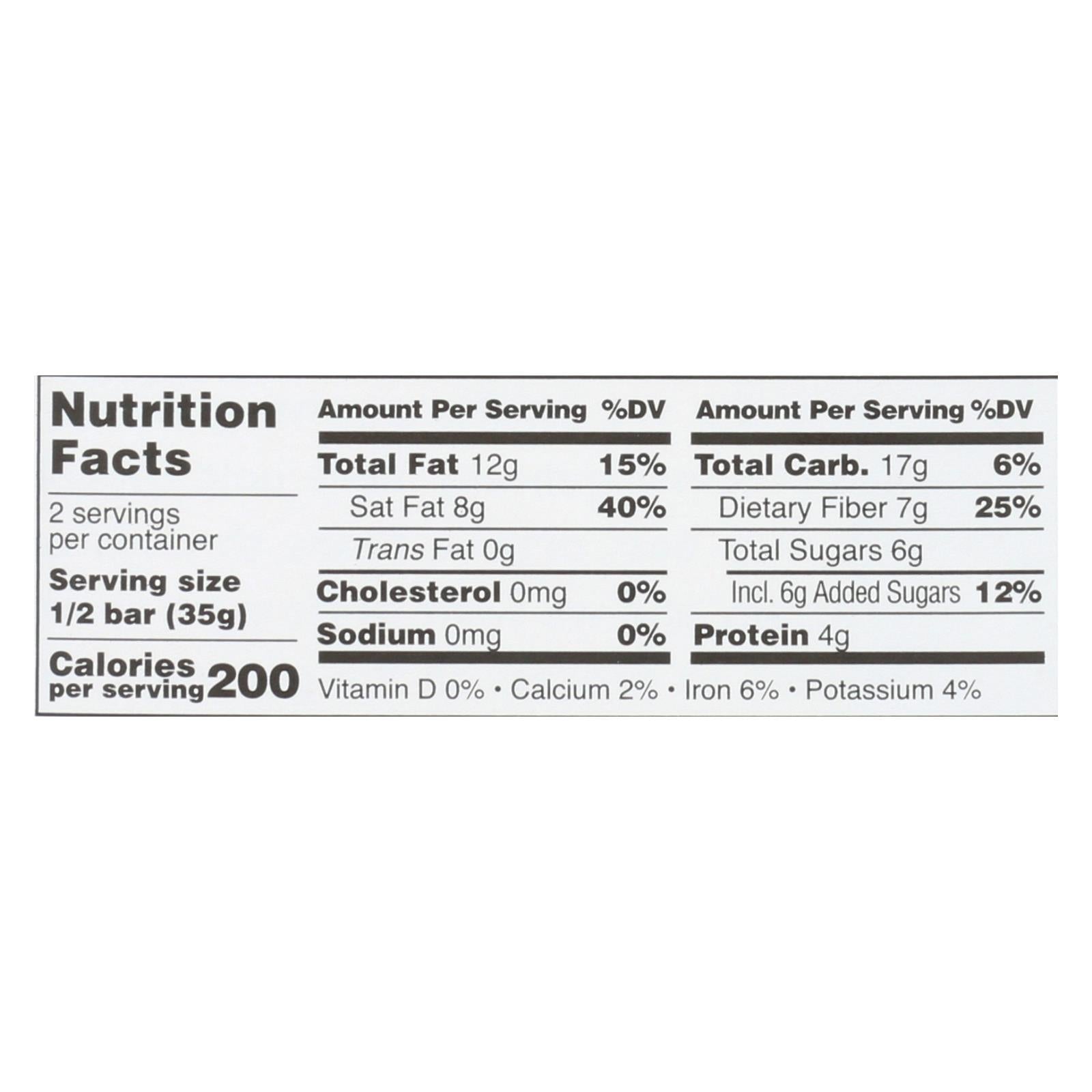 Taza Chocolate Organic Cacao Crunch Dark Chocolate Bar (Case of 10 - 2.5 Oz.)