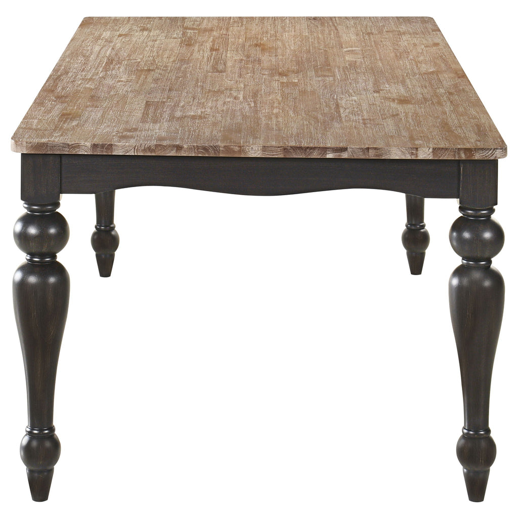 Windsor - 6 Piece Rectangular Dining Set - Brown
