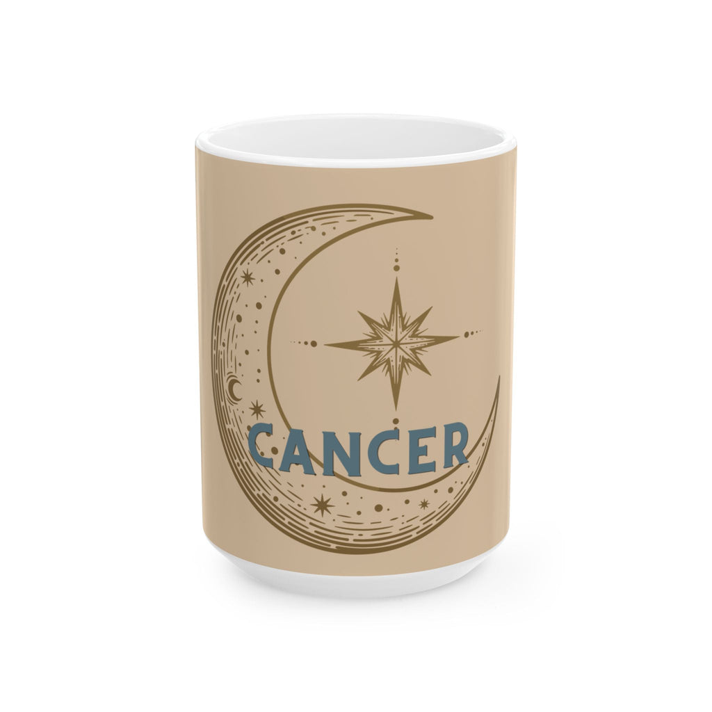 Astrological Wheel CANCER Mug, Whimsical Bday Gift