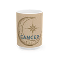 Astrological Wheel CANCER Mug, Whimsical Bday Gift