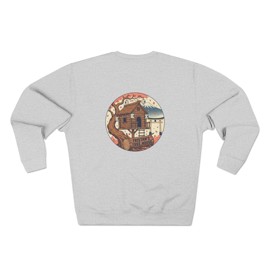 Curage Is a Universal Language Crewneck Sweatshirt — Teistan’s Tree House Back Patch