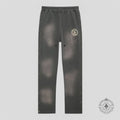 Hellstar Mirror Face Sweatpants in Grey