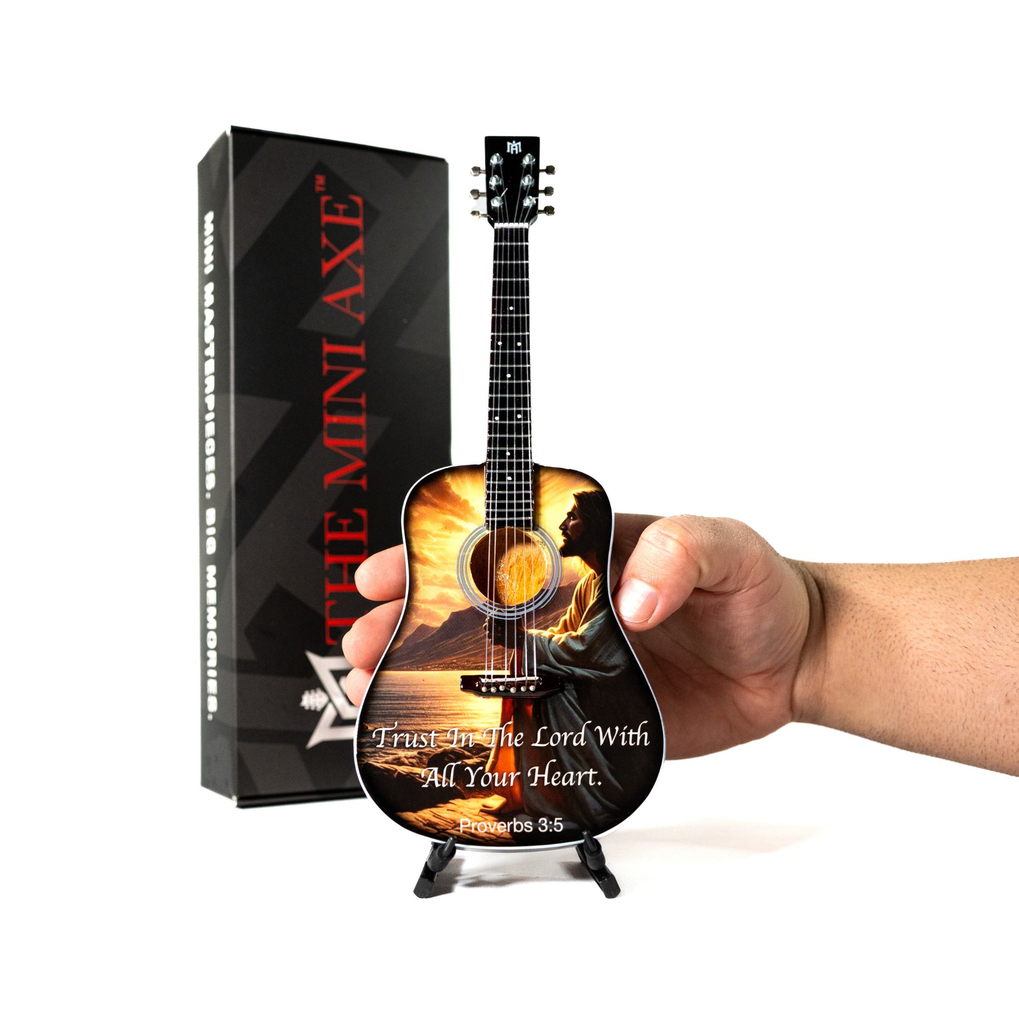 Proverbs 3:5 Miniature Guitar