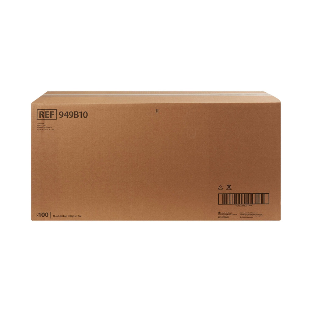 Simplicity Extra Underpad, Disposable, 30 X 30 Inch, Moderate Absorbency, Blue 949B10