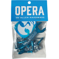 Opera Hardware Set 7/8" Allen - Blue/Silver