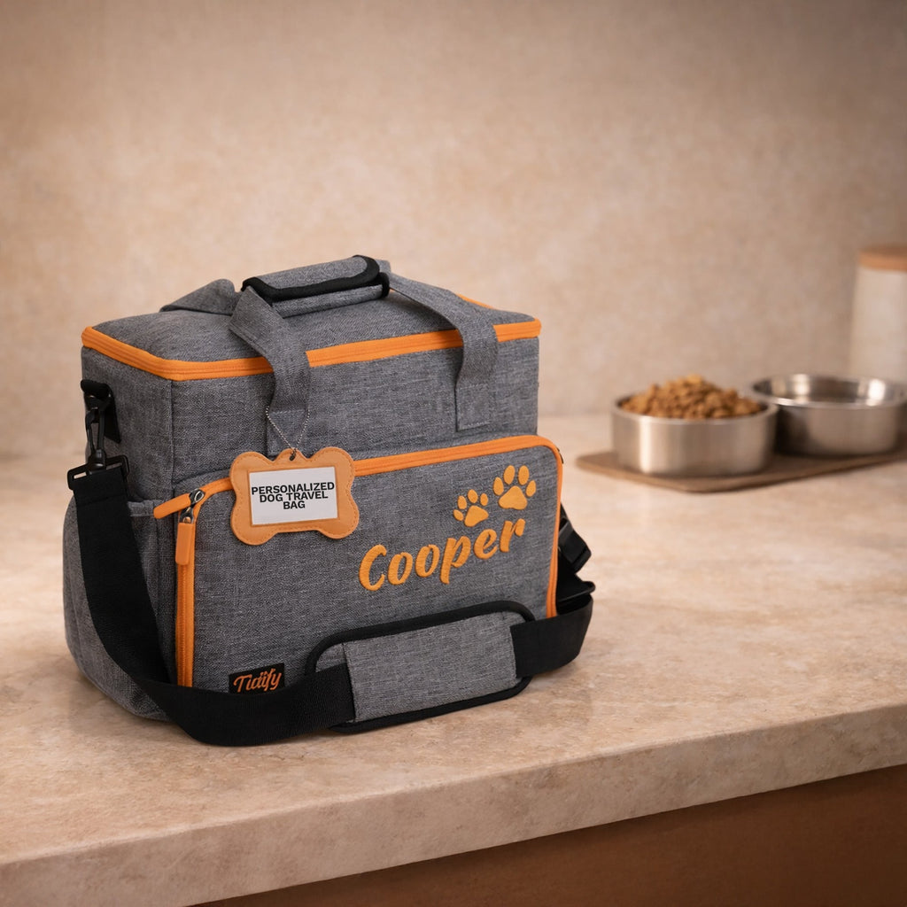 Personalized Dog Weekender Bag – Custom Pet Travel Tote