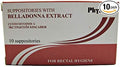 PhytoLab Belladonna Extract Suppositories for Rectal Hygiene 10 suppositories