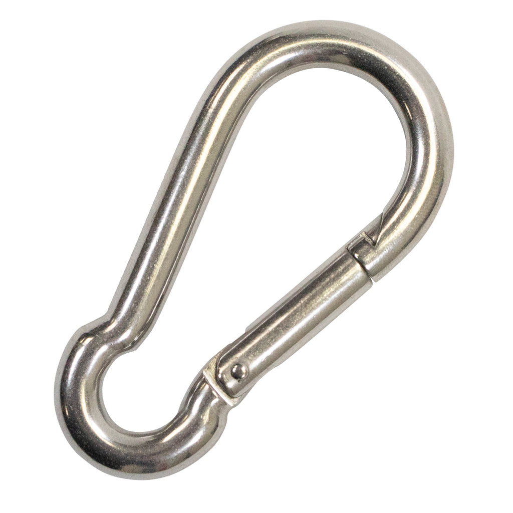 Scuba Boat Marine Clip Stainless Steel Safety Spring Hook Carabiner, 2-3/8inch