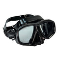 Palantic M36 Solid Black/Black Silicone RX Farsighted Full Lenses Dive/Snorkeling Mask