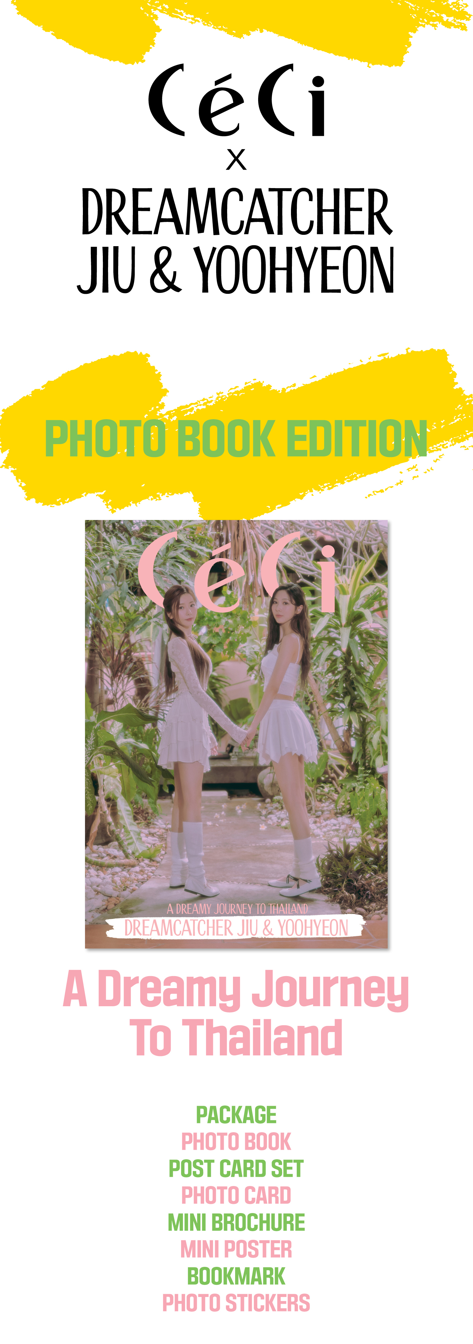 Dreamcatcher JIU Yoohyeon x Ceci Photobook Edition A Dreamy Journey To Thailand