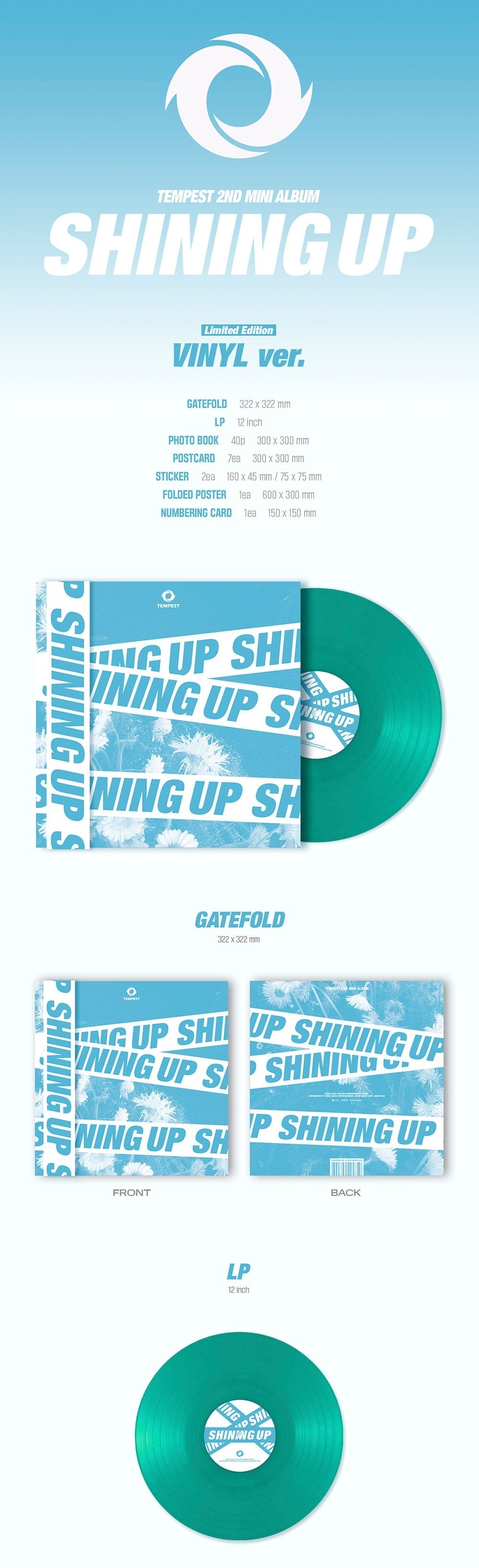 Tempest 2nd Mini Album - Shining Up (Lp Version)