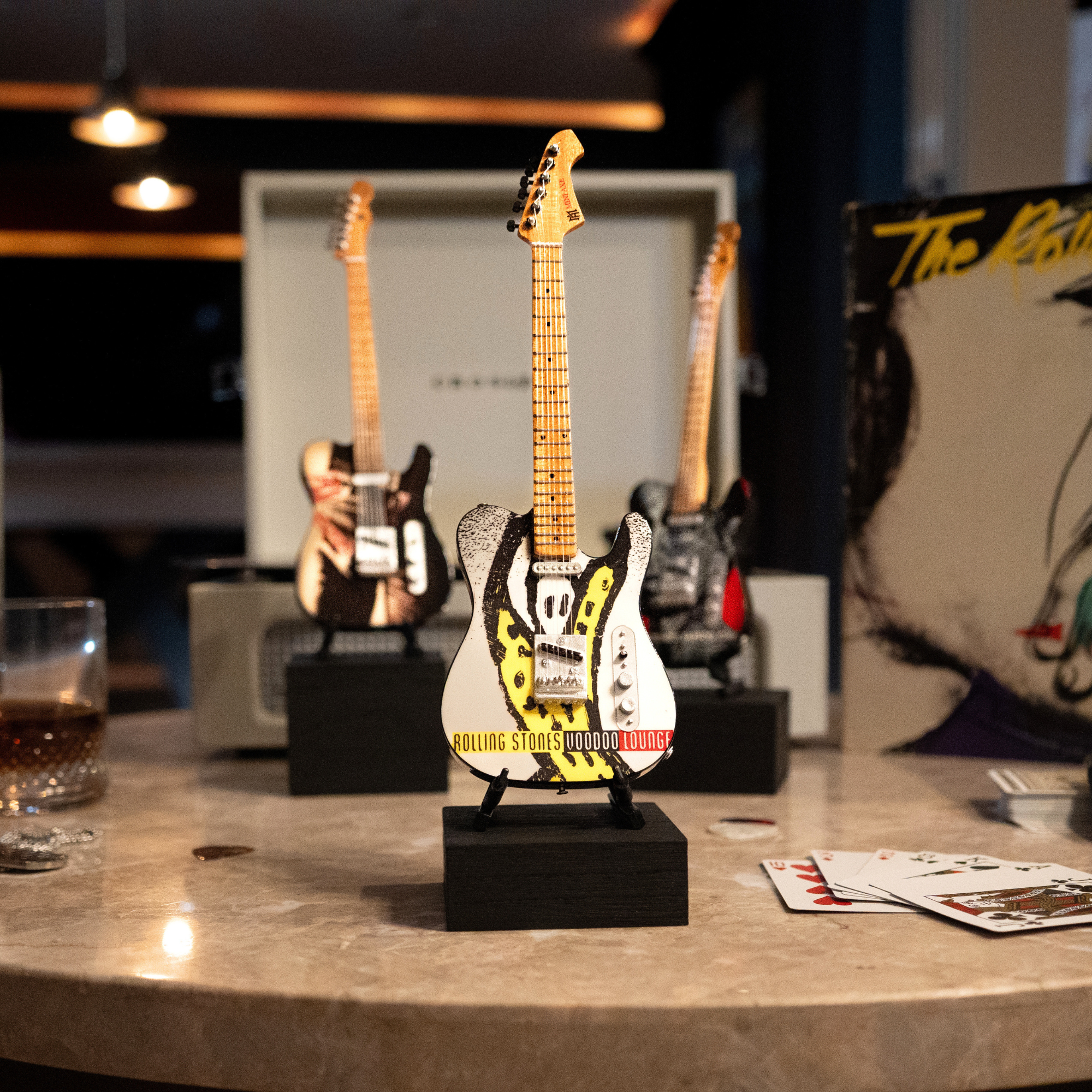The Rolling Stones "Voodoo Lounge" Miniature Guitar