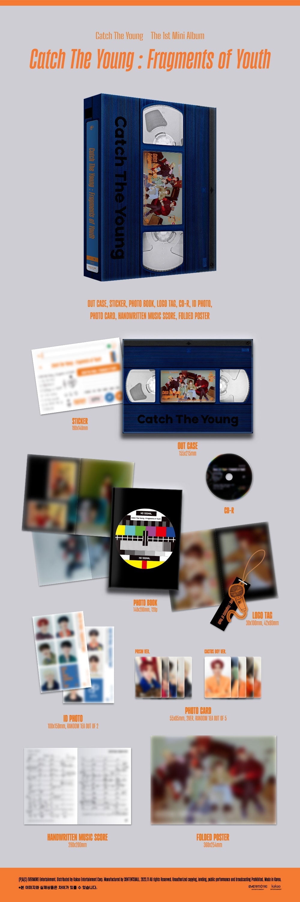 Catch The Young 1st Mini Album - Catch The Young Fragments Of Youth