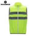 Rockbros Cycling Jacket Unisex Reflective Vest Breathable Night Running Vest Cycling Safety Warning