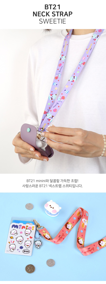 BTS x BT21 Minini Sweetie Neck Strap