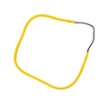 3/8" Yellow Rubber Fishing Hand Pole Spear Sling - 28-3/8" Long