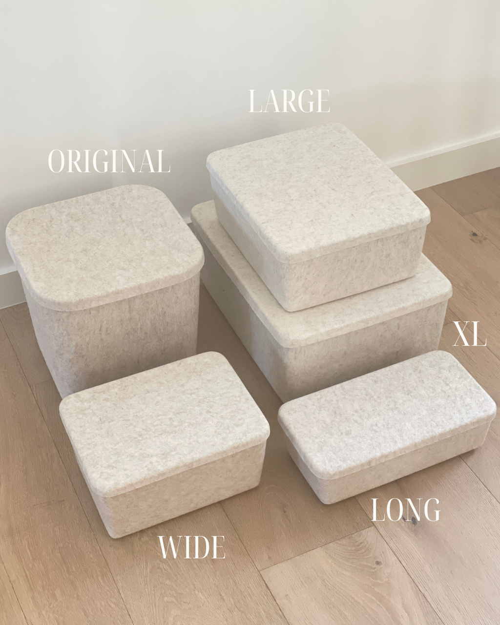 The Sculpted Bin - XL with Lid