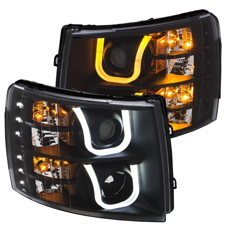 Anzo Chevy Silverado 1500 07-13 / 2500HD/3500HD Headlights W/ U-Bar Switch