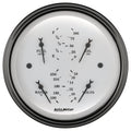 AutoMeter Gauge Quad 3-3/8in. 0 Ohm(e) to 90 Ohm(f)Elec Old Tyme White 1614
