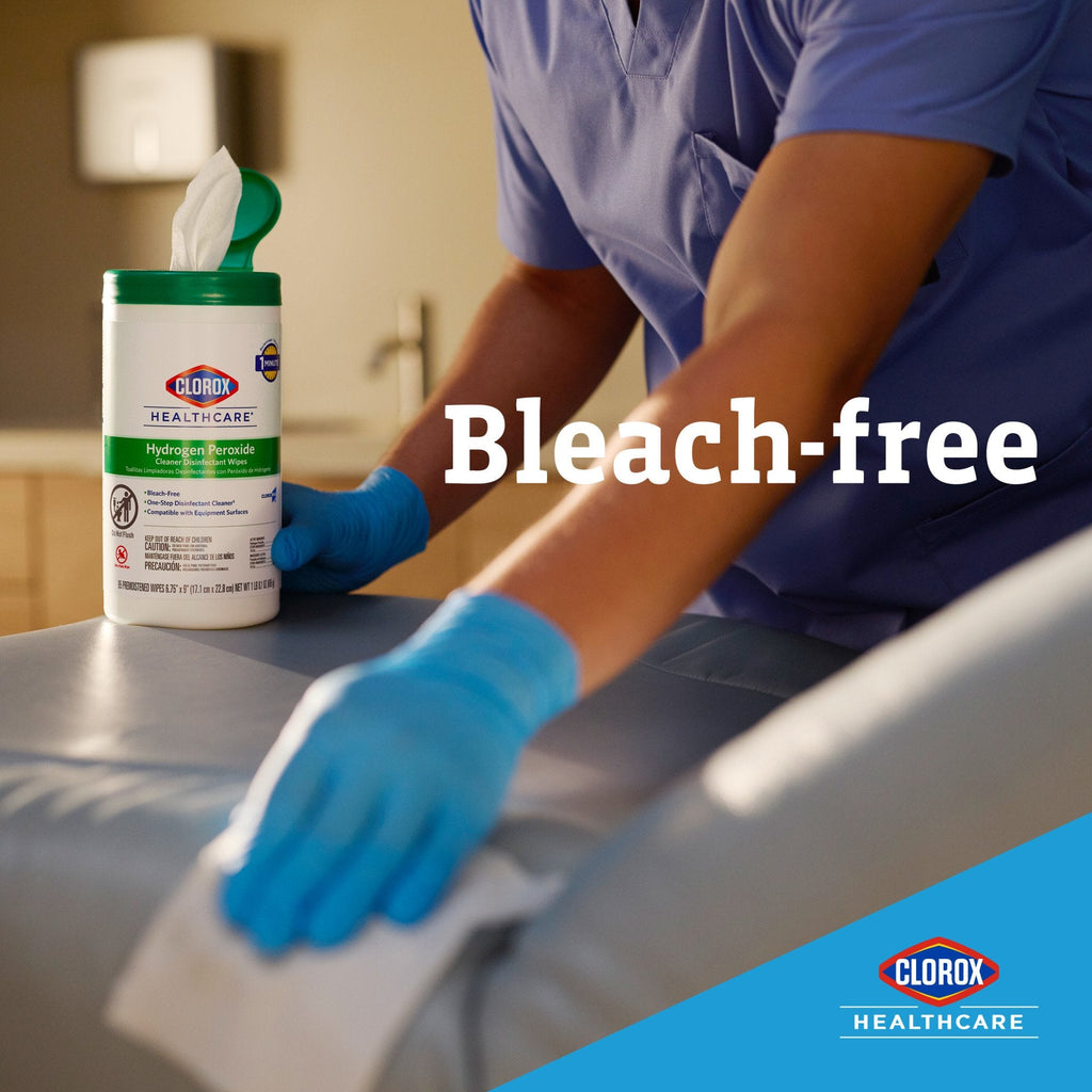 Clorox Healthcare® Hydrogen Peroxide Cleaner Disinfectant Wipes, Bucket, 185 ct. 30826