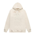 Loewe Relaxed fit hoodie in cotton Beige