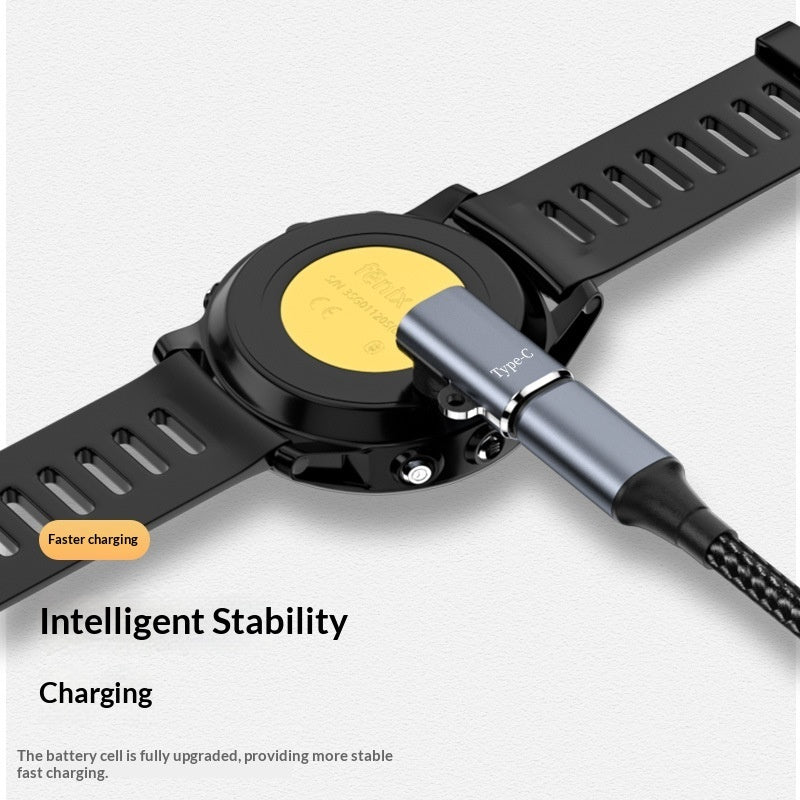 Watch Data Cable Charger Metal Adapter