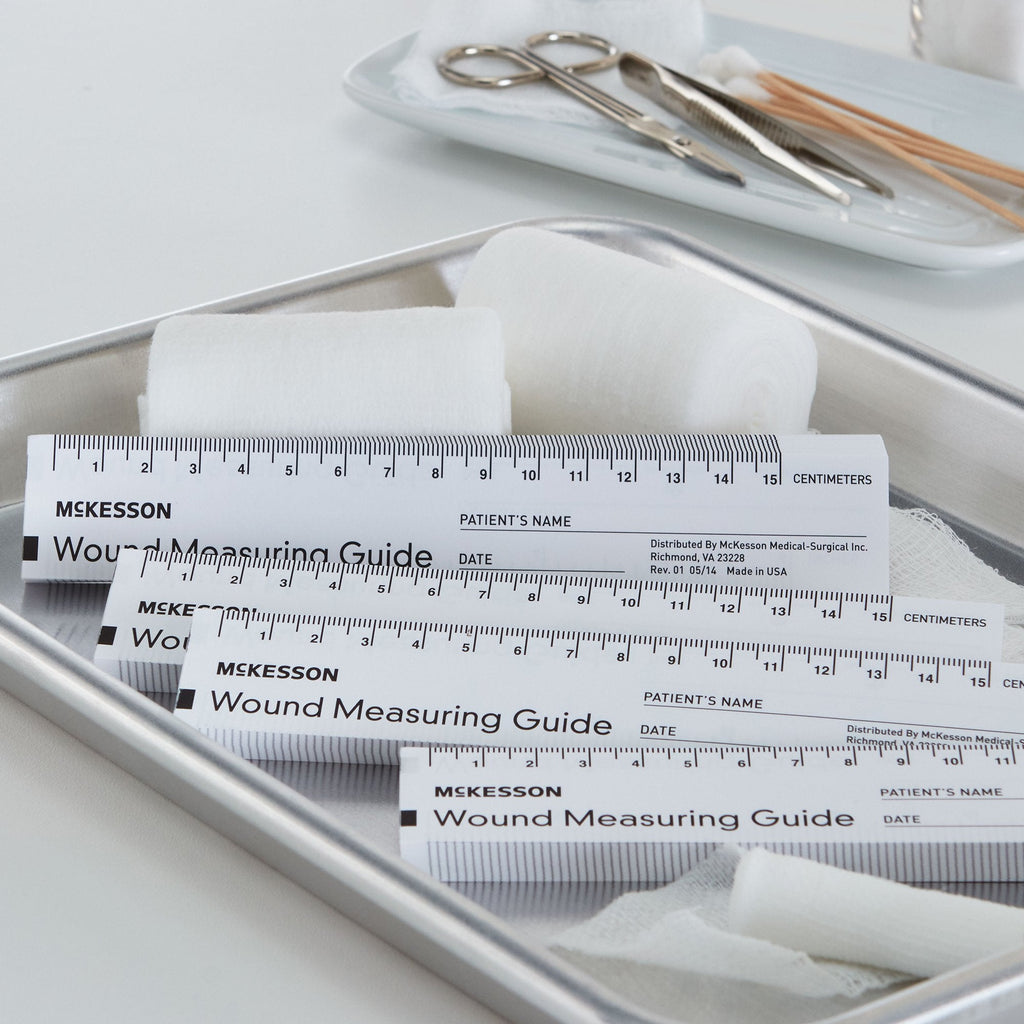 McKesson Nonsterile Paper Wound Measuring Guide, 6 Inch 533-LR/50