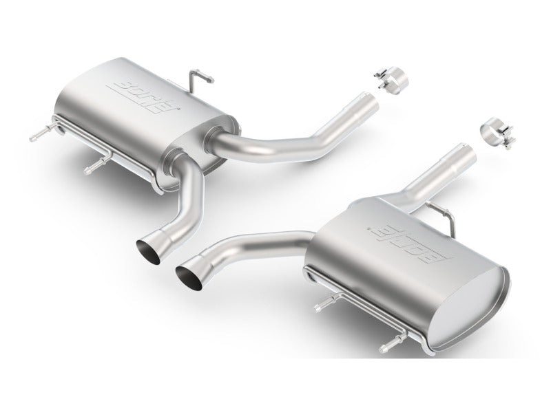 Borla 11-14 CTS Coupe V6 3.6L AT RWD/AWD Dual Ctr Rear Exit Touring Exhaust (REAR SECTION ONLY) 11824