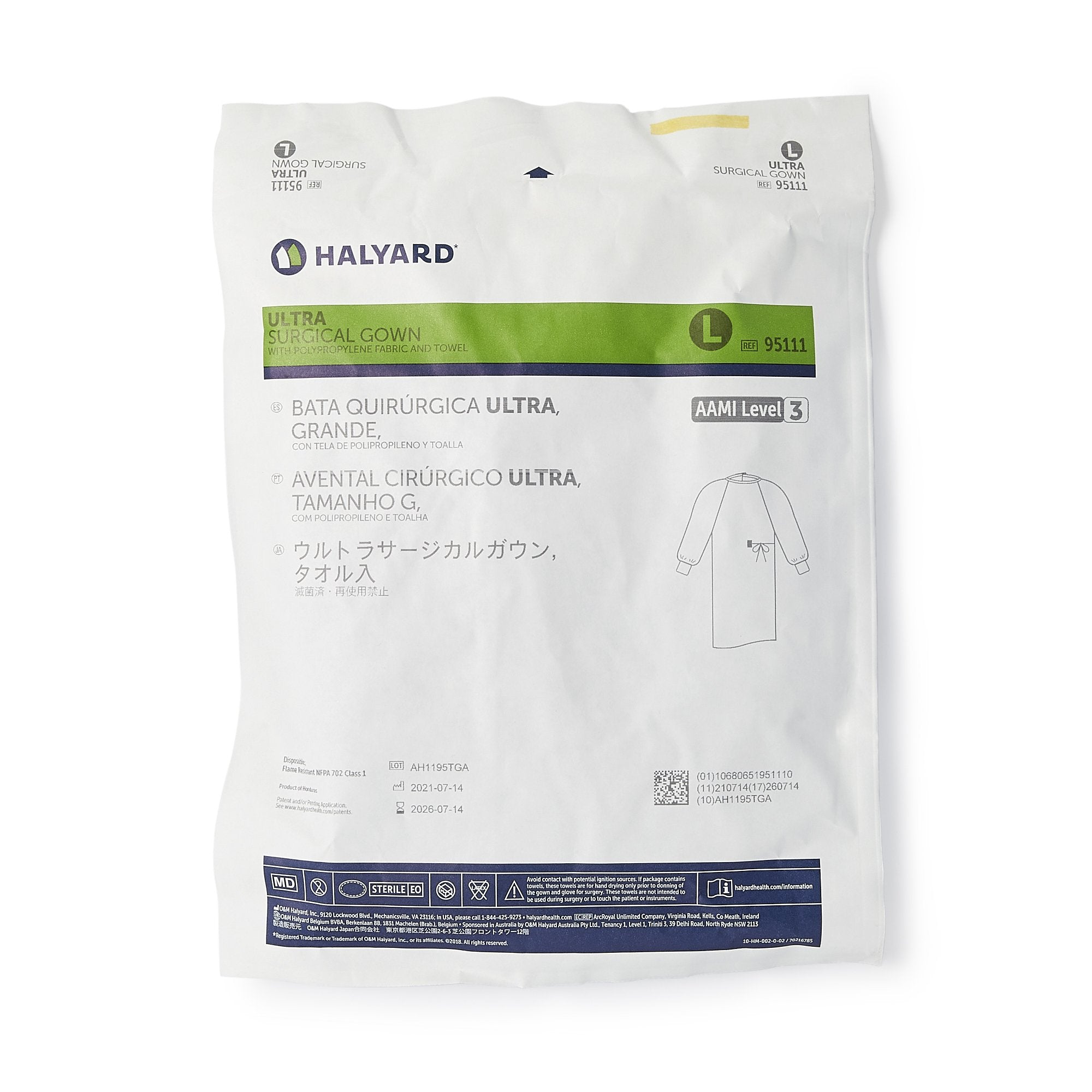 ULTRA Non-Reinforced Surgical Gown with Towel 95111