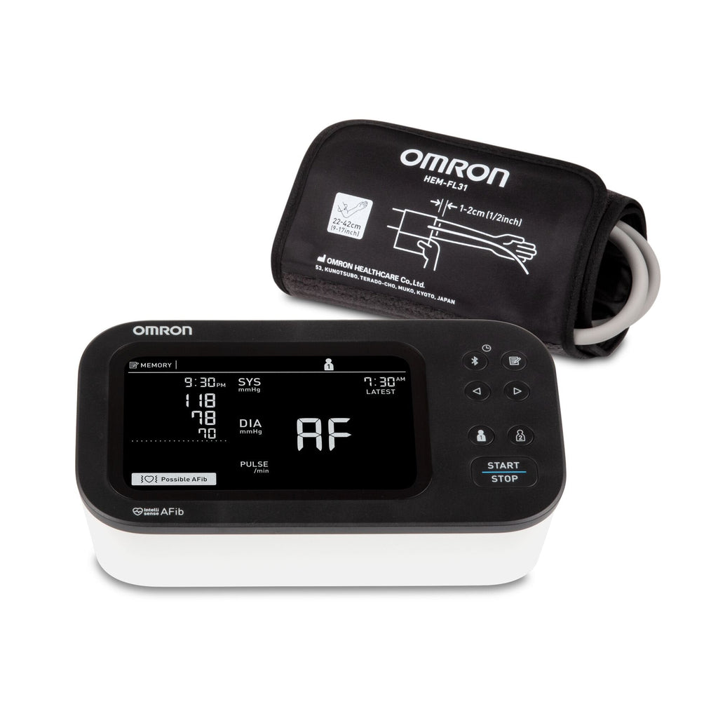 Digital Blood Pressure Monitor Omron 10 Series® Adult Cuff Nylon Cuff 9 to 17 Inch Desk Model BP7465