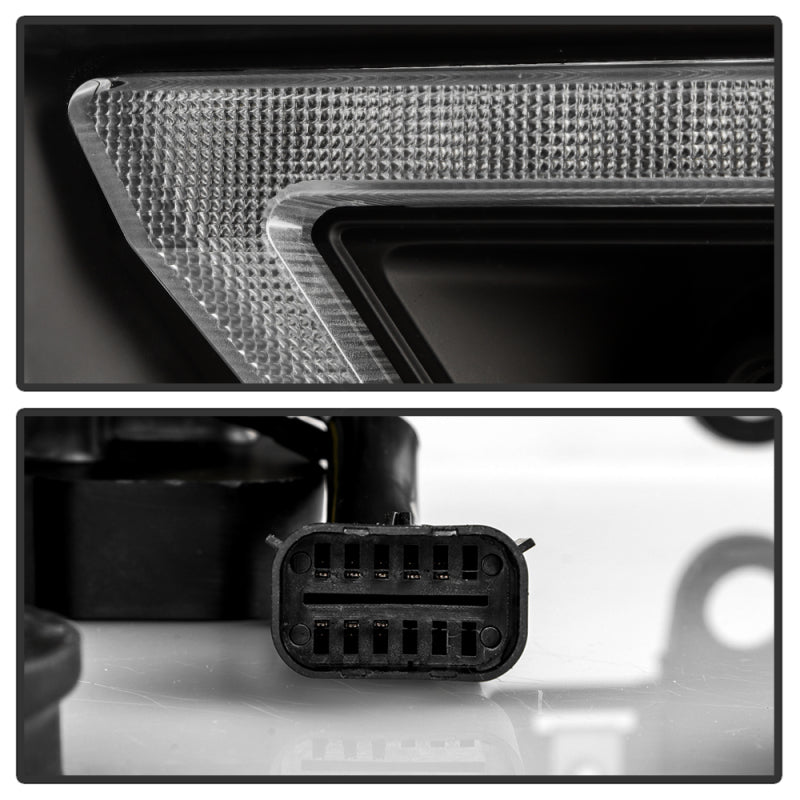 SPYDER 19-22 Dodge Ram 2500/3500 (Halogen Model Only) Proj. Headlights (PRO-YD-DR19HDHALAP-SEQ-BK) 5088604