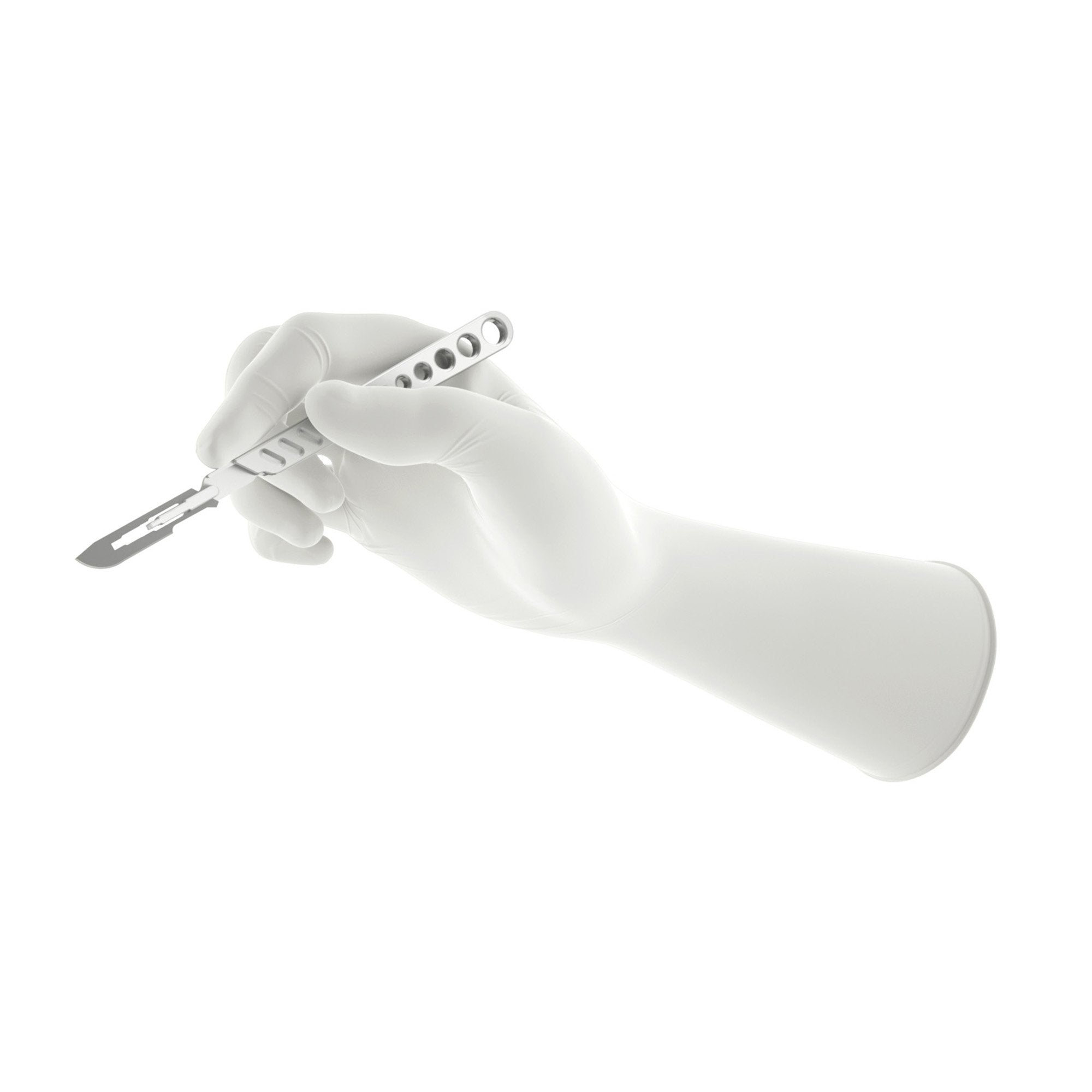 Gammex® Non-Latex PI Textured Polyisoprene Surgical Glove, Size 7.5, White 20688275