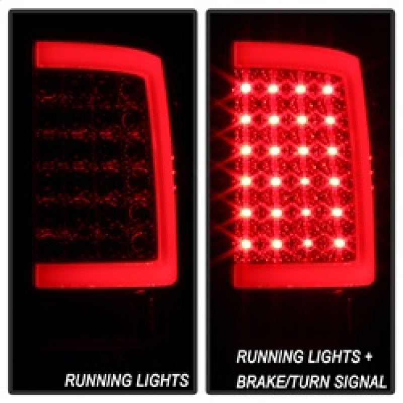 SPYDER xTune Dodge Ram 1500 09-16 LED Tail Lights Incandescent Model Only - Red Clear ALT-ON-DR09-LBLED-RC 5082213