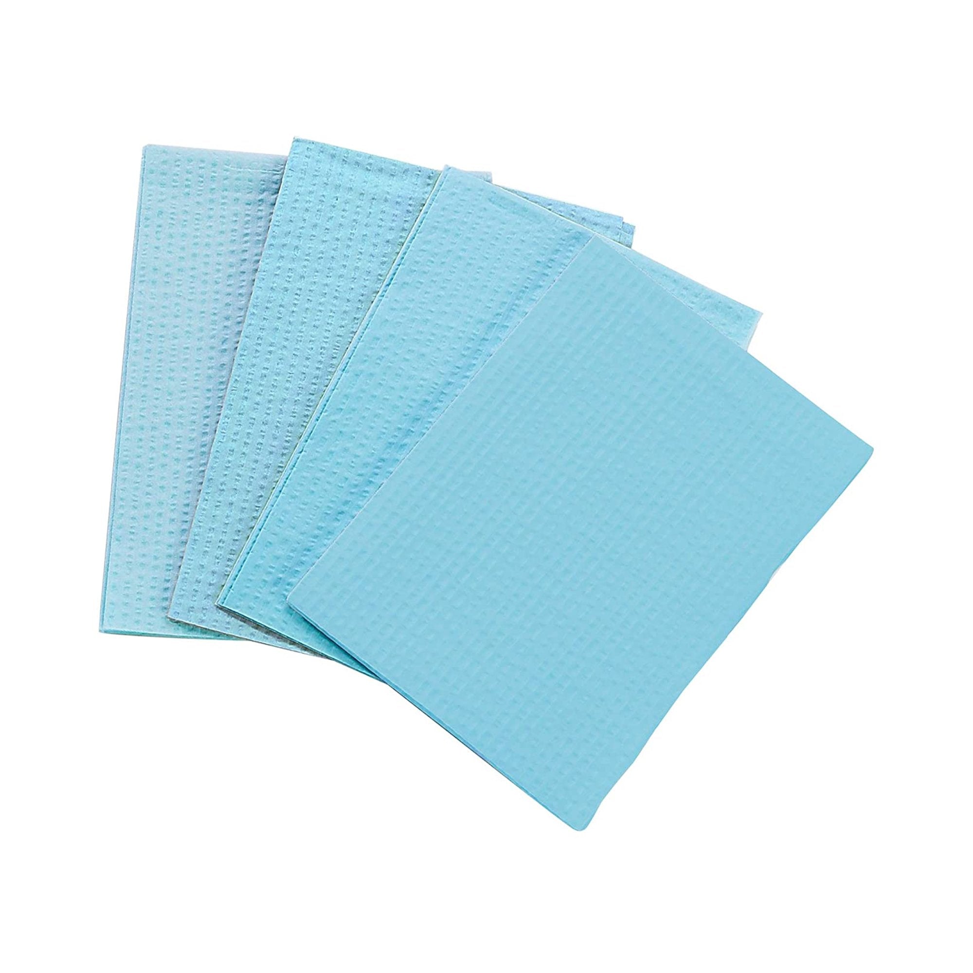 Tidi® Choice Nonsterile Blue Procedure Towel, 13 x 18 Inch 917463