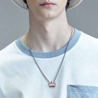 Baseball Necklace 925 Sterling Silver Pendant Necklaces Charm Pendants