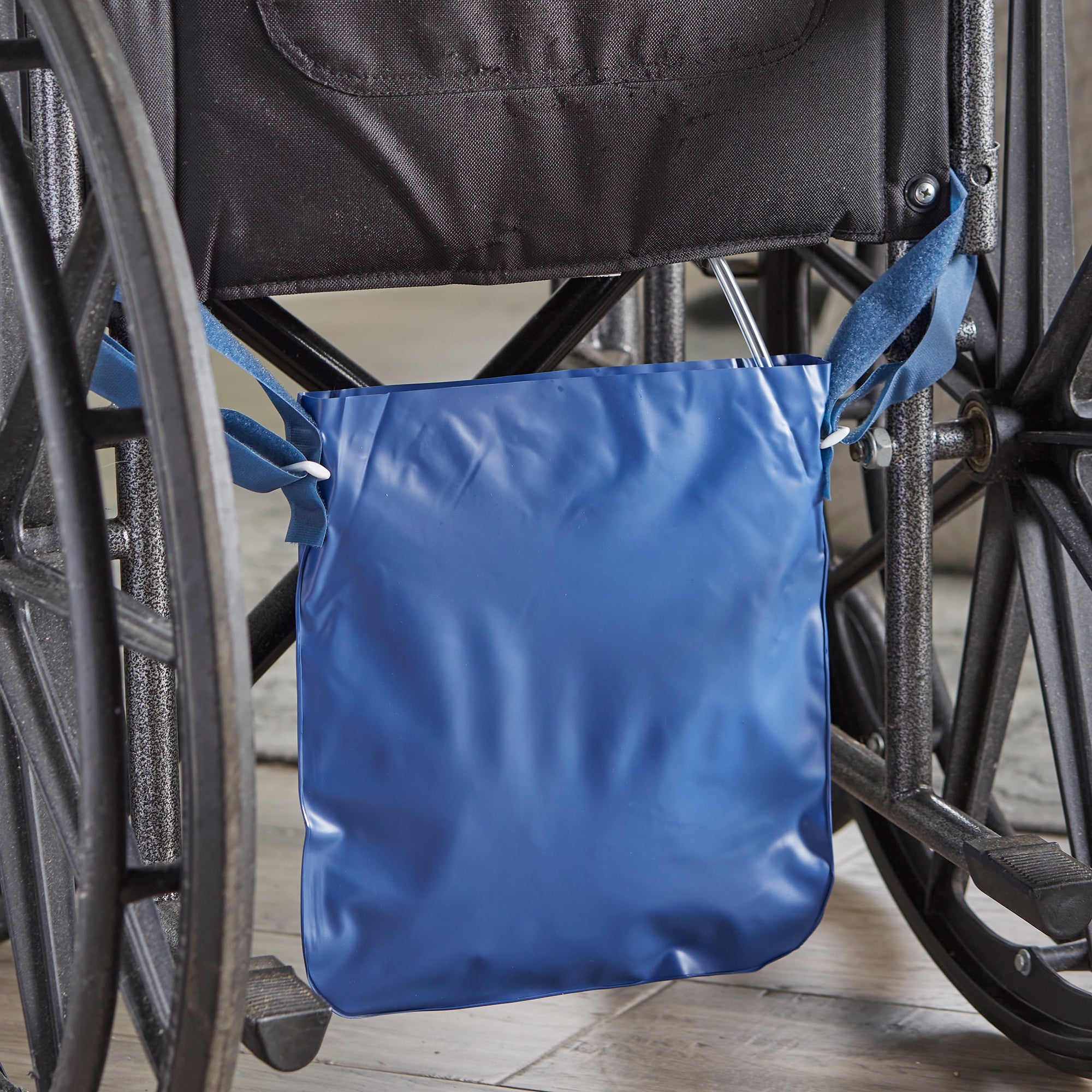 McKesson Urinary Bag Drainage Holder, Adjustable Straps, Dark Blue 16-5515