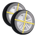 VEVOR Thickened Snow Socks for Tires Full Coverage Snow Traction Tire Cover