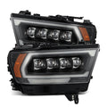 AlphaRex 19-23 Dodge Ram 1500 (No Clsc/Ltd/TRX) NOVA-Series Proj. Headlights Black (Req. Converter) 880578 *Discontinued