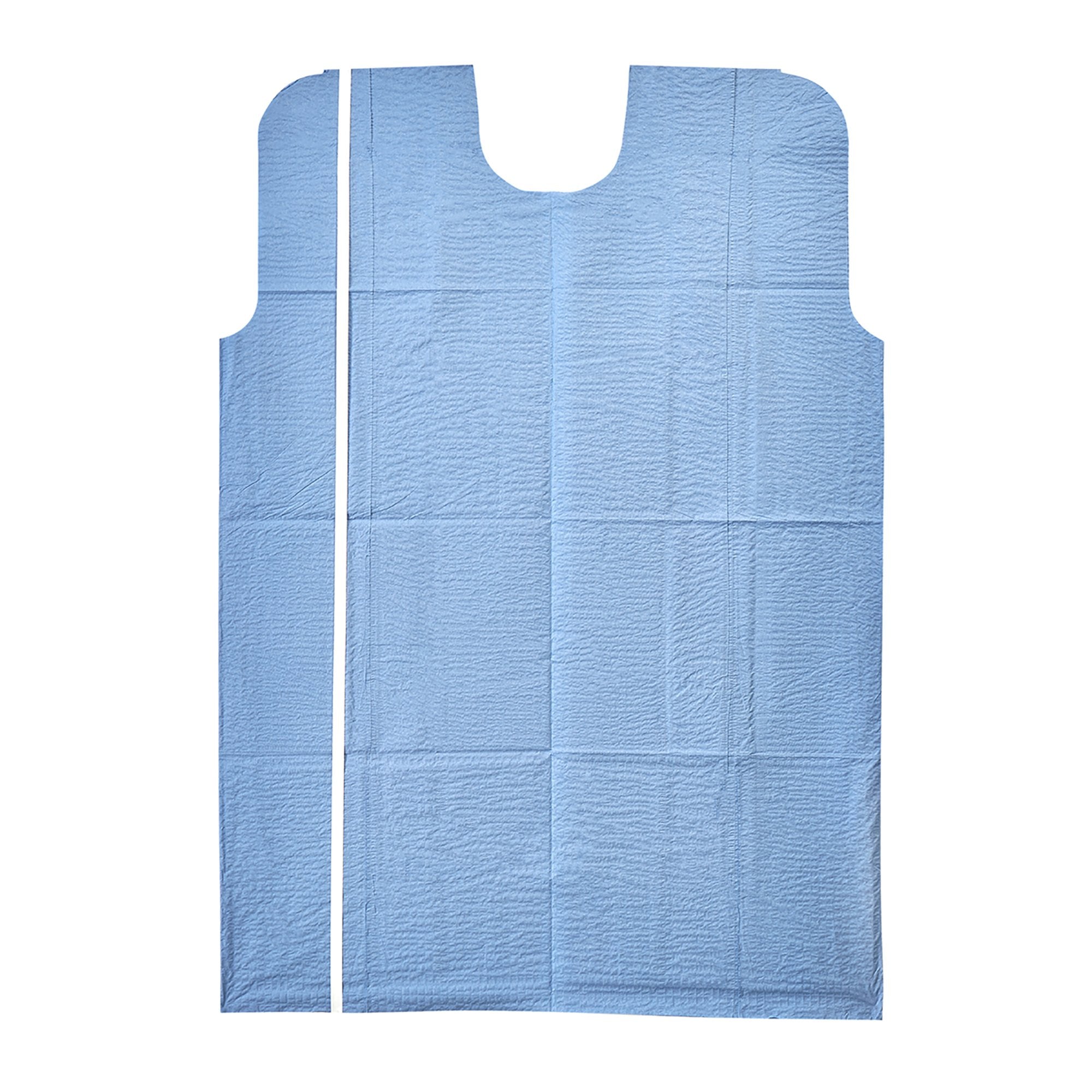 Graham Medical Patient Exam Gown, Medium/Large, Blue 70228N