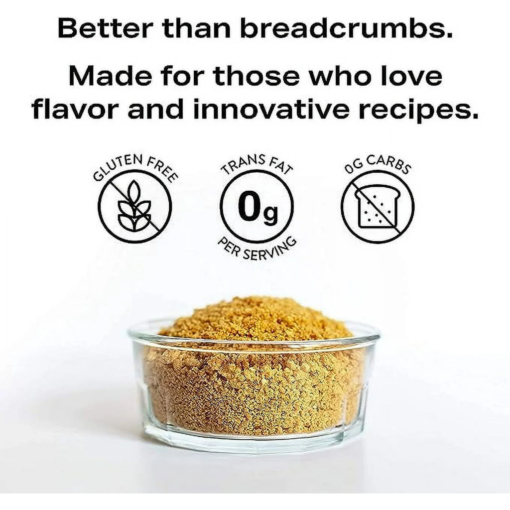 Porq Pork Panko Breadless Italian Herb Crumble, Case of 6 - 10.5 Oz