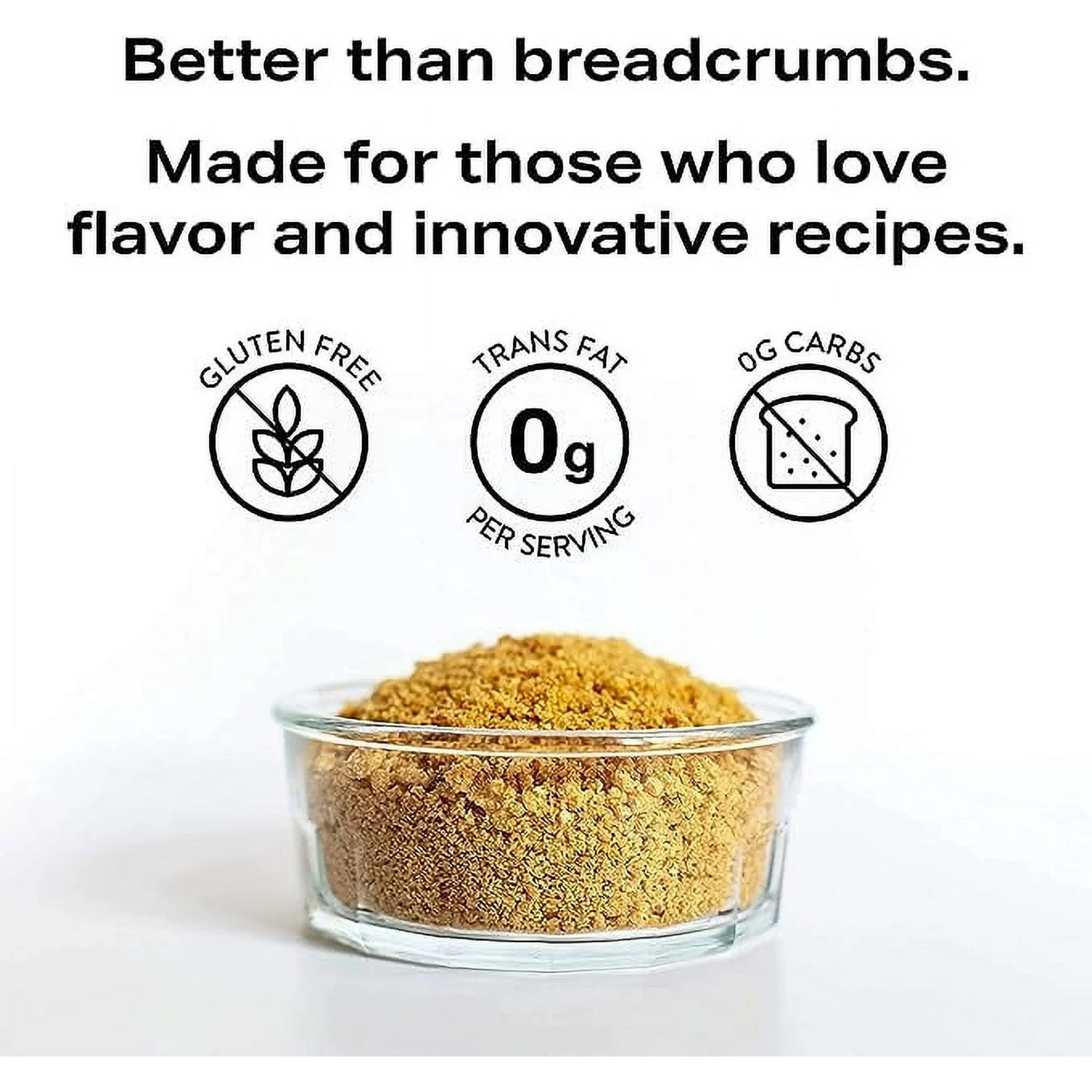 Porq Pork Panko Breadless Italian Herb Crumble, Case of 6 - 10.5 Oz