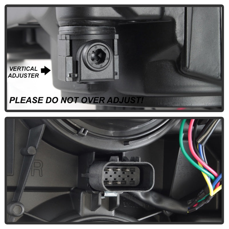 SPYDER Chevrolet Silverado 1500 14-15 (Non-HD) OEM Style Headlights - Black HD-JH-CS14-AM-BK 9040085