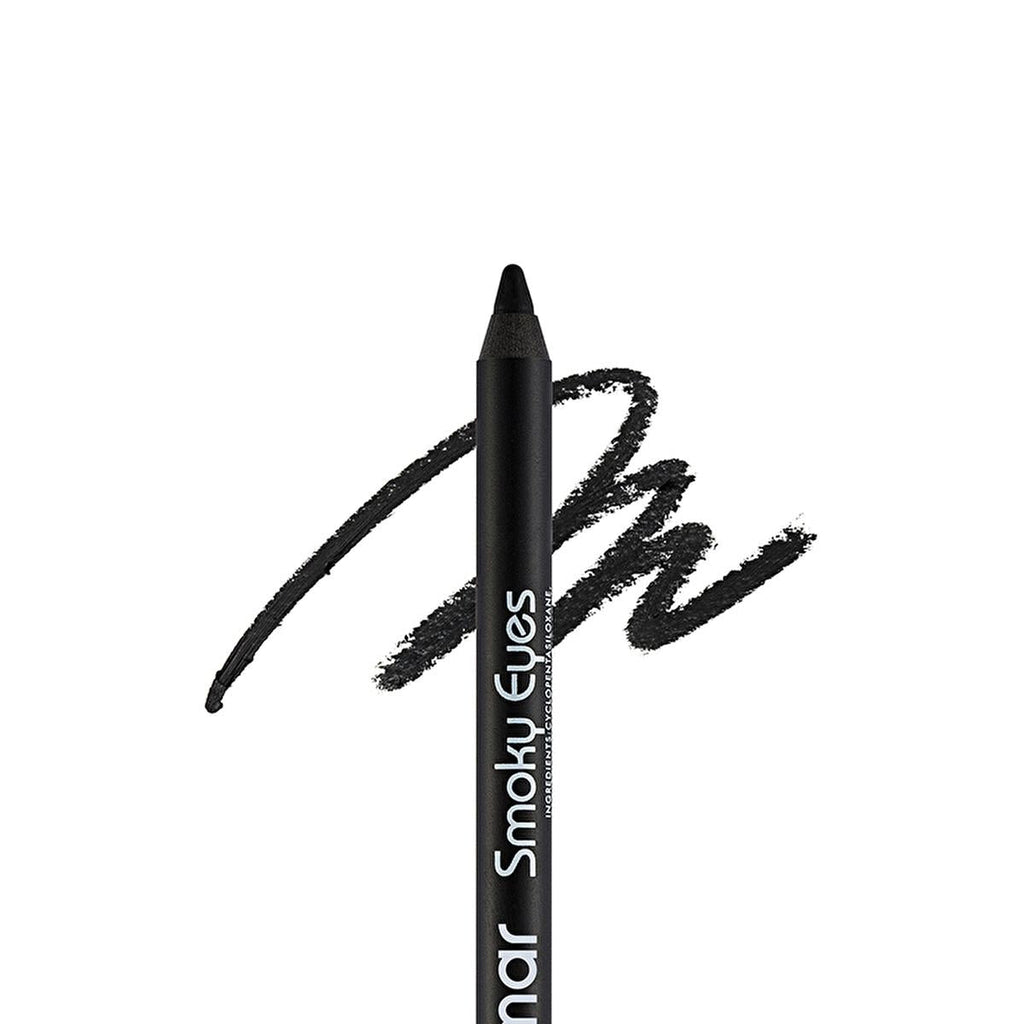 Flormar Smoky Eyes Carbon Black Waterproof Eyeliner - Long-Lasting, Waterproof Formula for Dramatic Eye Makeup