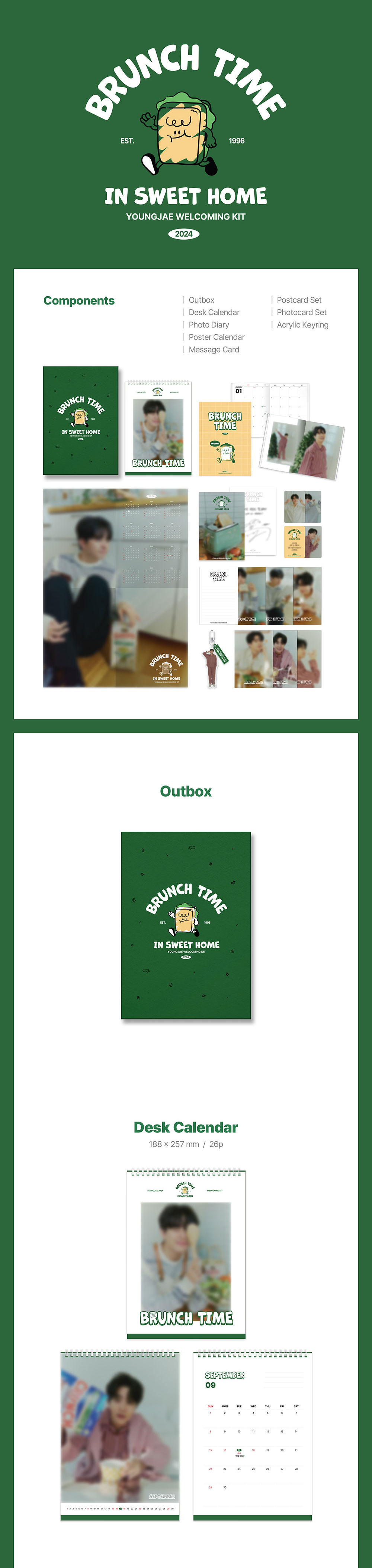 Youngjae - Brunch Time 2024 Welcoming Kit